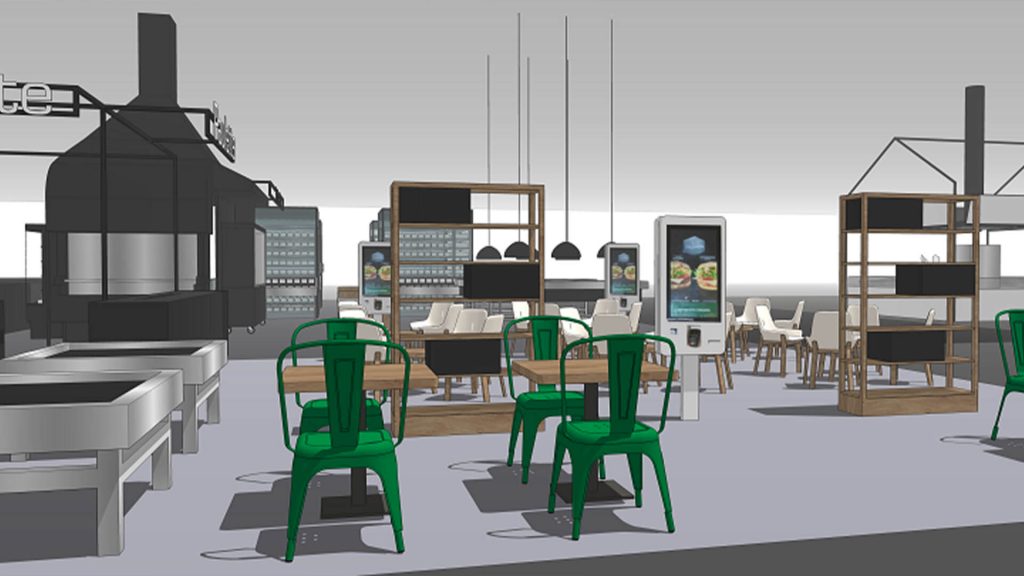 intérieur 2 E.Leclerc en 3D