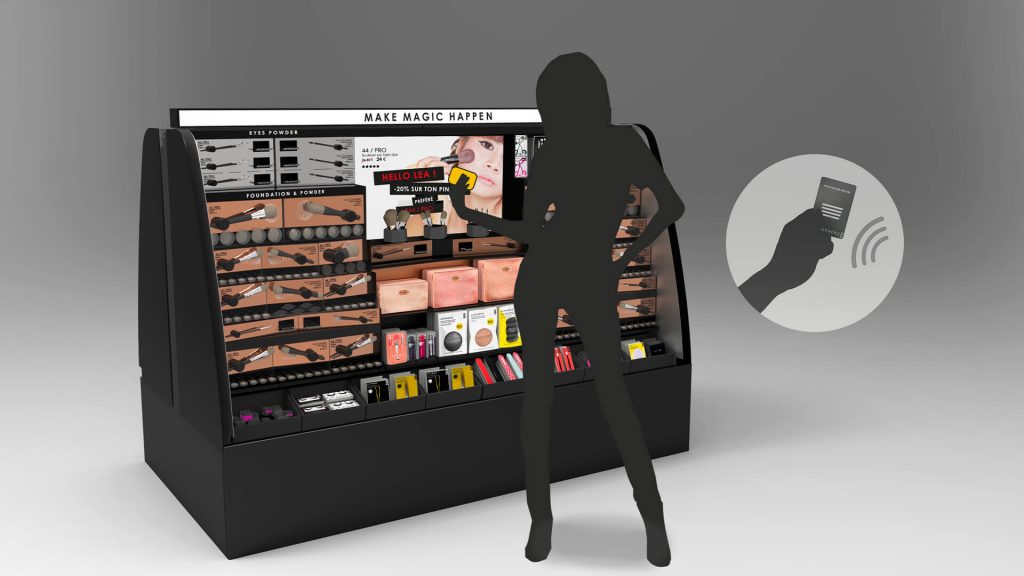 Présentoir 2 Sephora en 3D